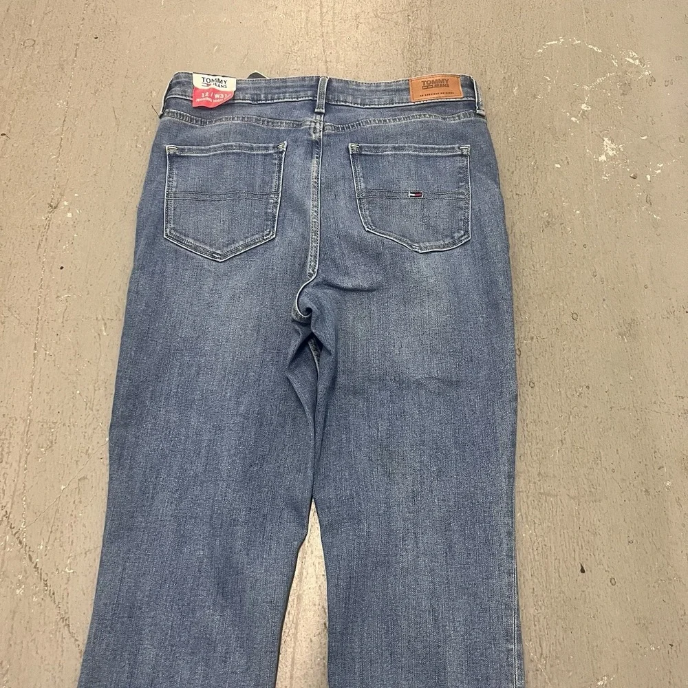 Tommy Hilfiger Women's  STRETCH HIGH RISE Signature‎ Curve Legging Jeans Size 12